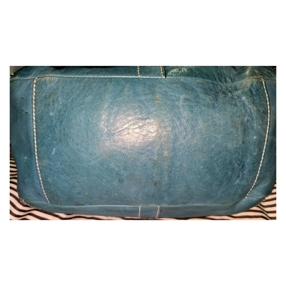 Coach ERGO Legacy Teal Leather 65th Anniversary Edition Ergo Tote Bag - Picture 4 of 7